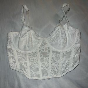 White Gilly Hicks Corset